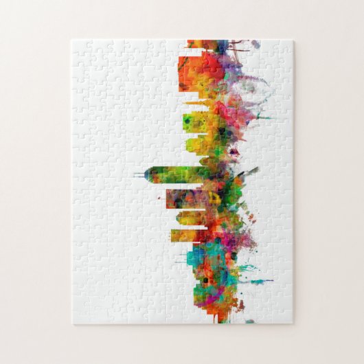 Indianapolis Indiana Skyline Legpuzzel (Verticaal)