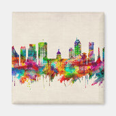 Indianapolis Indiana Skyline Magneet (Voorkant)