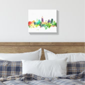 INDIANAPOLIS, INDIANA SKYLINE SP - CANVAS AFDRUK (Insitu (Slaapkamer))