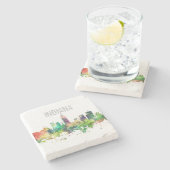 INDIANAPOLIS, INDIANA SKYLINE SP - STENEN ONDERZETTER (Zijkant)