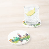 INDIANAPOLIS, INDIANA SKYLINE SP - ZANDSTEEN ONDERZETTER (Zijkant)