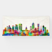 Indianapolis Indiana Skyline Spandoek (Horizontaal)