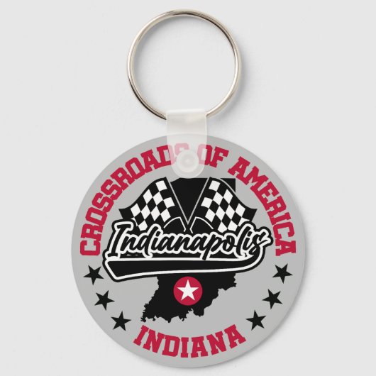 Indianapolis, Indiana Sleutelhanger (Voorkant)