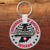 Indianapolis, Indiana Sleutelhanger (Achterkant)