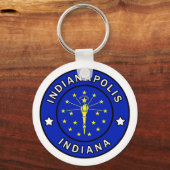 Indianapolis Indiana Sleutelhanger (Voorkant)