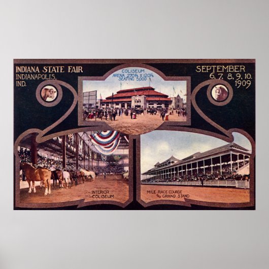 Indianapolis Indiana State Fair Poster (Voorkant)