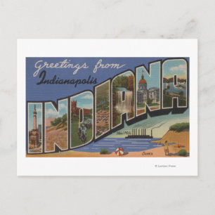 Indianapolis, Indiana (Steel Mills/Sand Dunes) Briefkaart