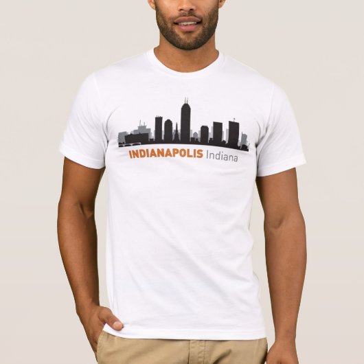 Indianapolis, Indiana T-shirt (Voorkant)