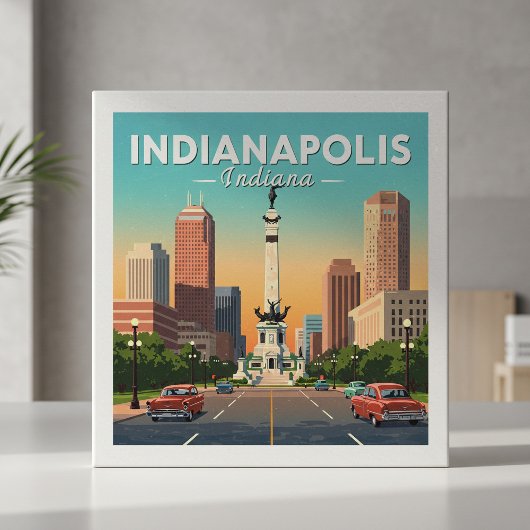 Indianapolis Indiana Tegeltje