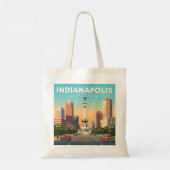  Indianapolis Indiana Tote Bag (Achterkant)