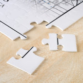 Indianapolis Indiana USA Travel City Map Legpuzzel (Zijkant)