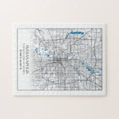 Indianapolis Indiana USA Travel City Map Legpuzzel (Horizontaal)