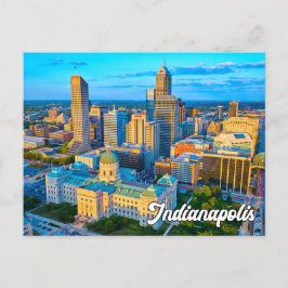 Indianapolis, Indiana, Verenigde Staten Briefkaart