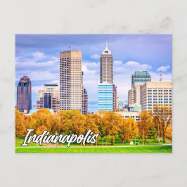 Indianapolis, Indiana, Verenigde Staten Briefkaart