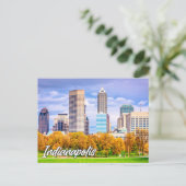 Indianapolis, Indiana, Verenigde Staten Briefkaart (Staand voorkant)