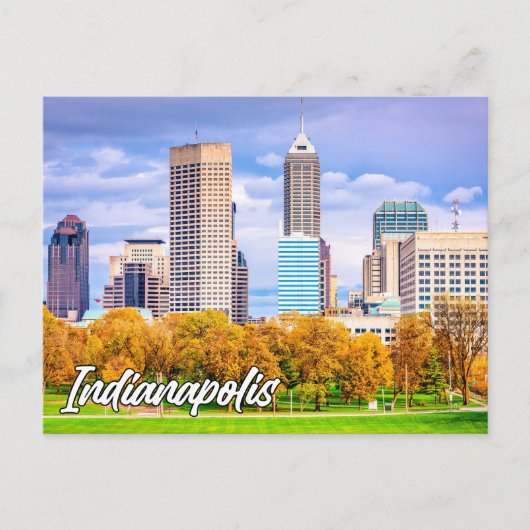 Indianapolis, Indiana, Verenigde Staten Briefkaart (Voorkant)