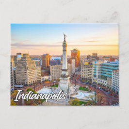 Indianapolis, Indiana, Verenigde Staten Briefkaart