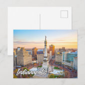 Indianapolis, Indiana, Verenigde Staten Briefkaart (Voorkant / Achterkant)