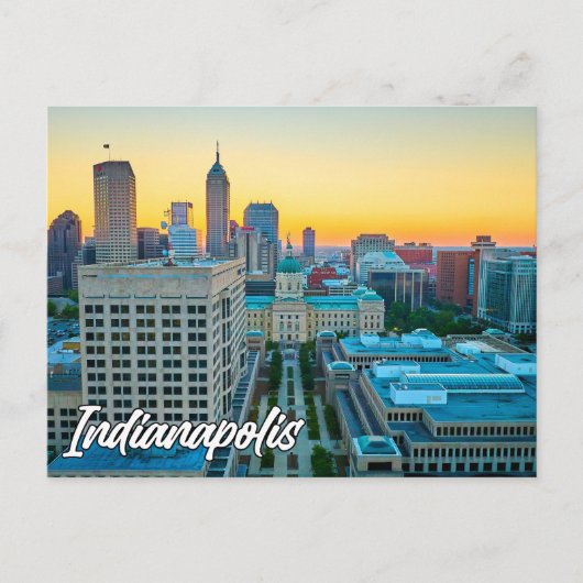 Indianapolis, Indiana, Verenigde Staten Briefkaart (Voorkant)