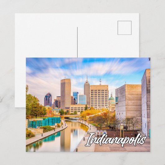 Indianapolis, Indiana, Verenigde Staten Briefkaart (Voorkant / Achterkant)