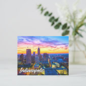 Indianapolis, Indiana, Verenigde Staten Briefkaart (Staand voorkant)