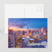 Indianapolis, Indiana, Verenigde Staten Briefkaart (Voorkant / Achterkant)