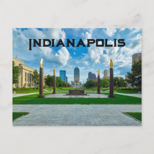 Indianapolis, Indiana, Verenigde Staten Briefkaart