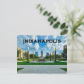Indianapolis, Indiana, Verenigde Staten Briefkaart (Staand voorkant)