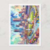 Indianapolis Indiana Verenigde Staten Famous Place Briefkaart (Voorkant)