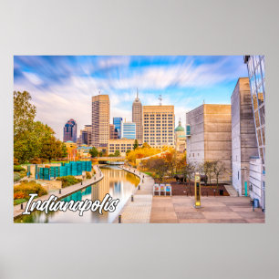 Indianapolis, Indiana, Verenigde Staten Poster