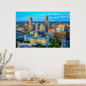 Indianapolis, Indiana, Verenigde Staten Poster (Keuken)