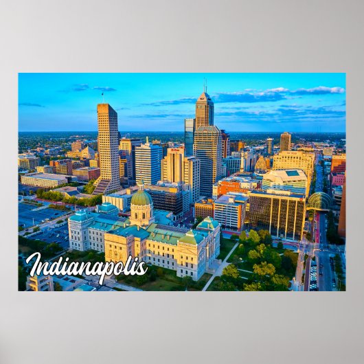 Indianapolis, Indiana, Verenigde Staten Poster (Voorkant)
