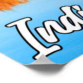 Indianapolis, Indiana, Verenigde Staten Poster (Hoek)