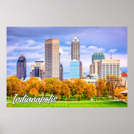 Indianapolis, Indiana, Verenigde Staten Poster