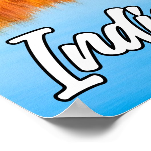 Indianapolis, Indiana, Verenigde Staten Poster (Hoek)