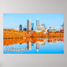 Indianapolis, Indiana, Verenigde Staten Poster