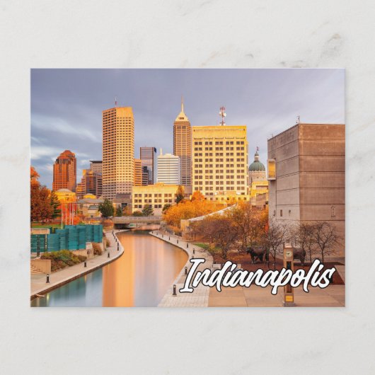 Indianapolis, Indiana, VS Briefkaart (Voorkant)
