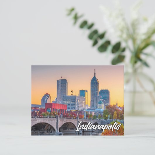 Indianapolis, Indiana, VS Briefkaart (Staand voorkant)