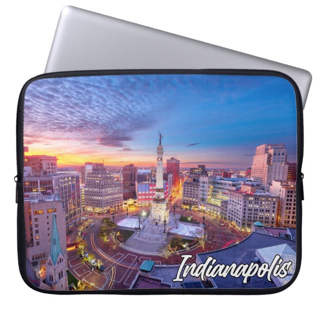 Indianapolis, Indiana, VS Laptop Sleeve (Voorkant)