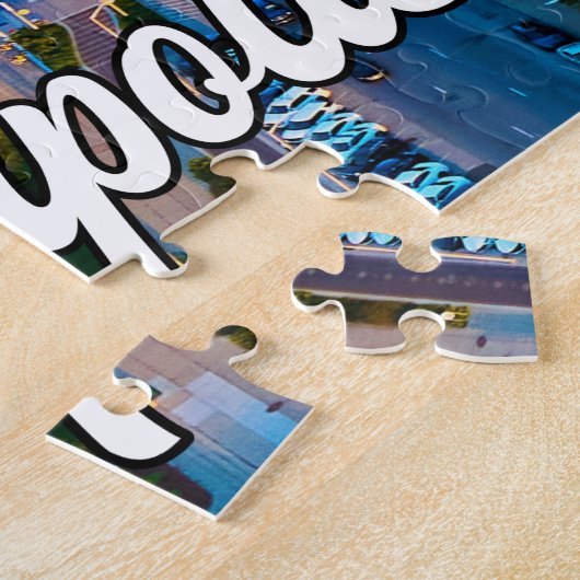 Indianapolis, Indiana, VS Legpuzzel (Zijkant)