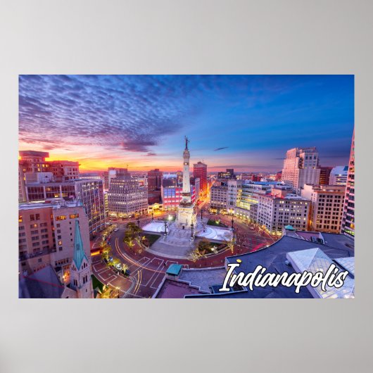 Indianapolis, Indiana, VS Poster (Voorkant)