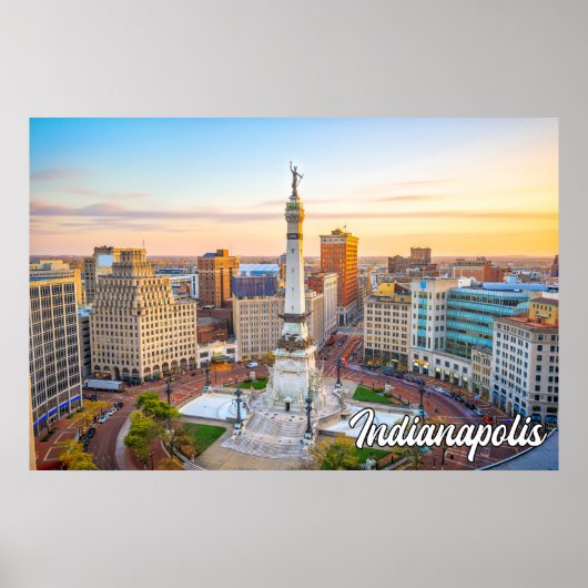 Indianapolis, Indiana, VS Poster (Voorkant)