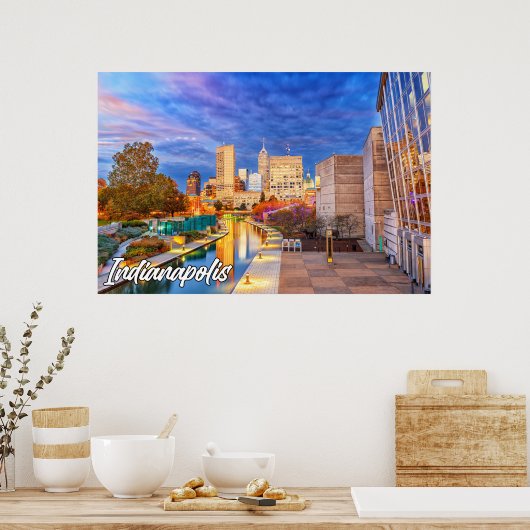 Indianapolis, Indiana, VS Poster (Keuken)