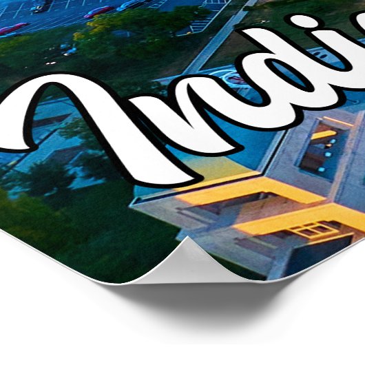 Indianapolis, Indiana, VS Poster (Hoek)