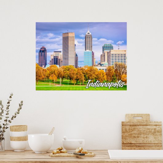 Indianapolis, Indiana, VS Poster (Keuken)