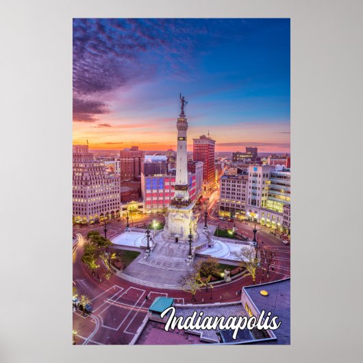 Indianapolis, Indiana, VS Poster (Voorkant)