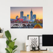 Indianapolis, Indiana, VS Poster (Thuiskantoor)