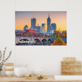 Indianapolis, Indiana, VS Poster (Keuken)