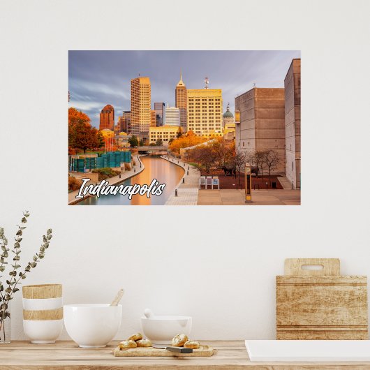 Indianapolis, Indiana, VS Poster (Keuken)