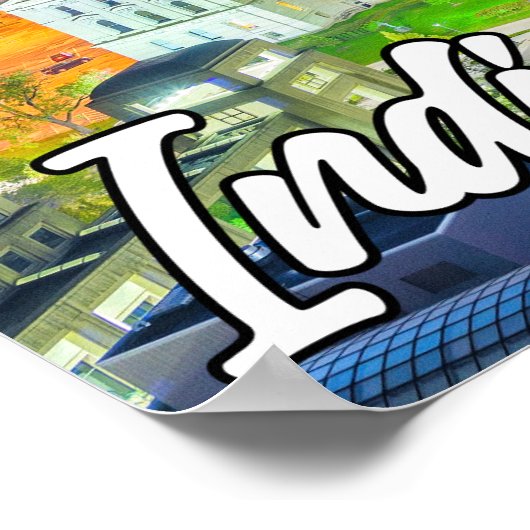 Indianapolis, Indiana, VS Poster (Hoek)